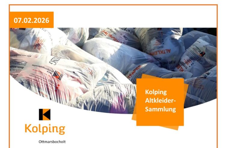 07.02.2026: Altkleidersammlung