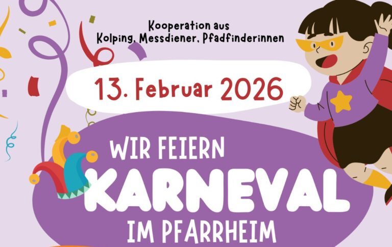 13.02.2026: Karnevalsparty für Kinder